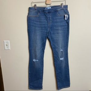 Old navy- skinny jeans adjustable waist 18 plus